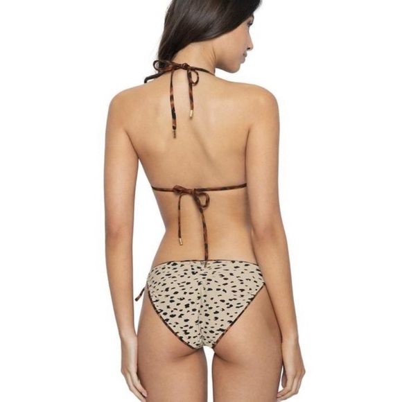 NWT PQ PILYQ SIZE S M L WILD HEART REVERSIBLE TIE FULL BOTTOMS - Picture 3 of 9